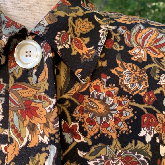 VINTAGE NICOLA Paisley Blouse - Picture 5 of 8